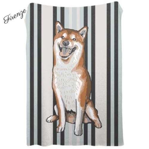 ブランケット(ストライプ柄)